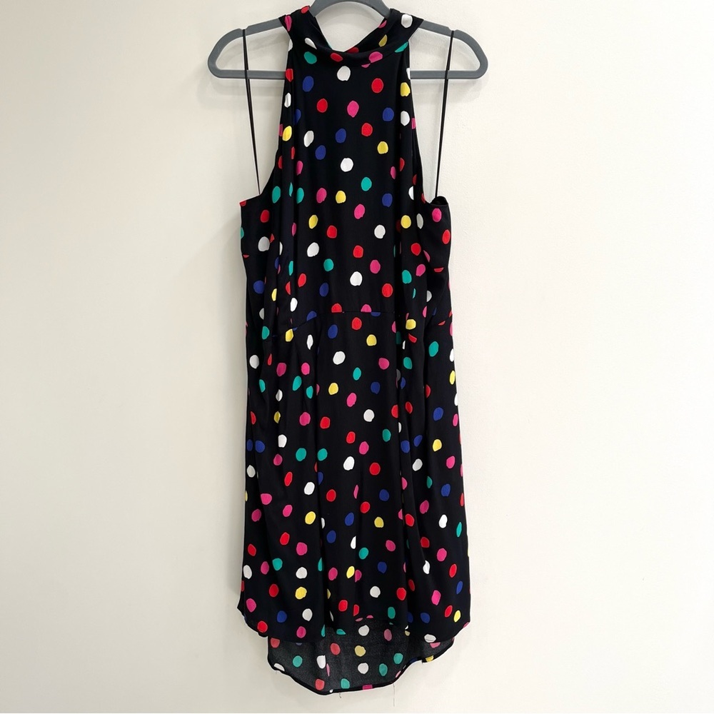 RIXO x Target Black Multi Color Polka Dot Halter Dress Plus Size 3X - Picture 5 of 14